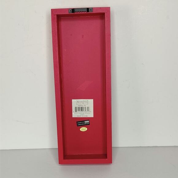 Valentine's Day XOXO Cupcakes Sprinkles Hot Pink Vertical Wall Decor - Picture 8 of 12